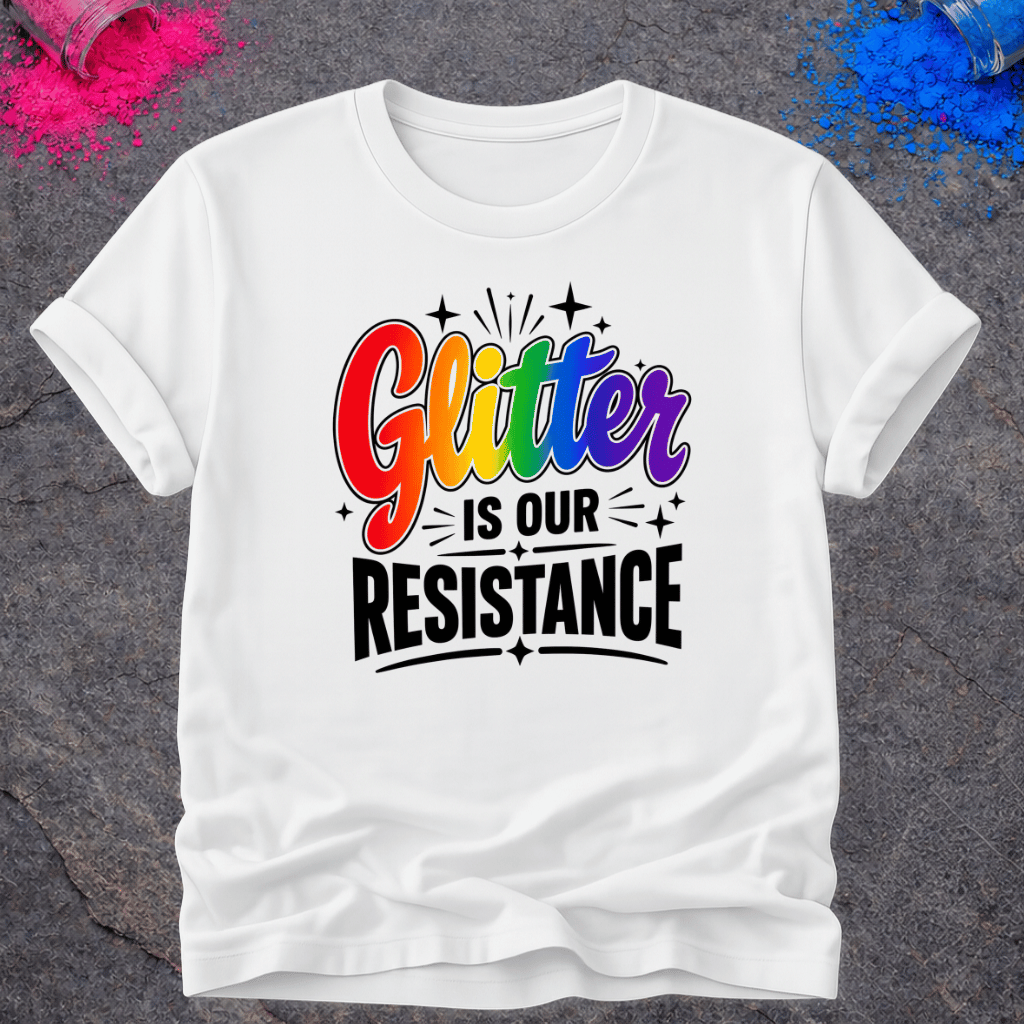 Glitter Resistance– T-Shirt