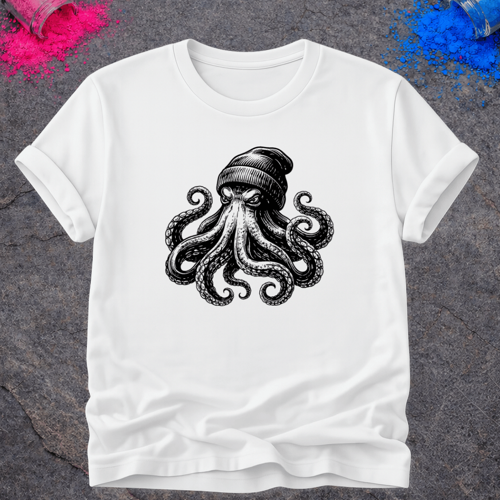 Octopus Beanie – T-Shirt