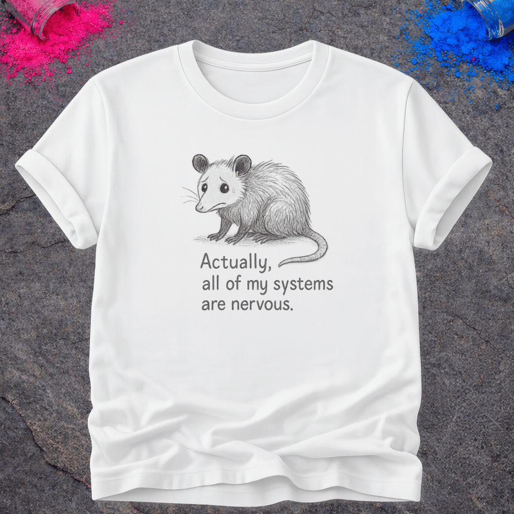Nervous Opossum – T-Shirt