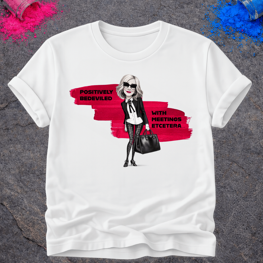 Bedeviled With Meetings – T-Shirt
