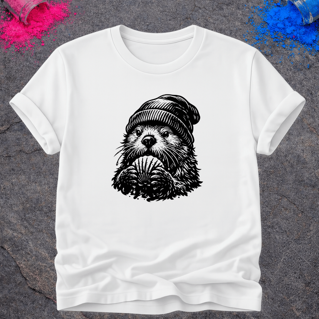 Sea Otter Beanie – T-Shirt